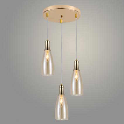 Подвес 06979/3HQ FGD золото 3x24W E14 d310 h700, GAN22